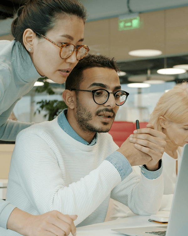 Team reviewing AI audit scope